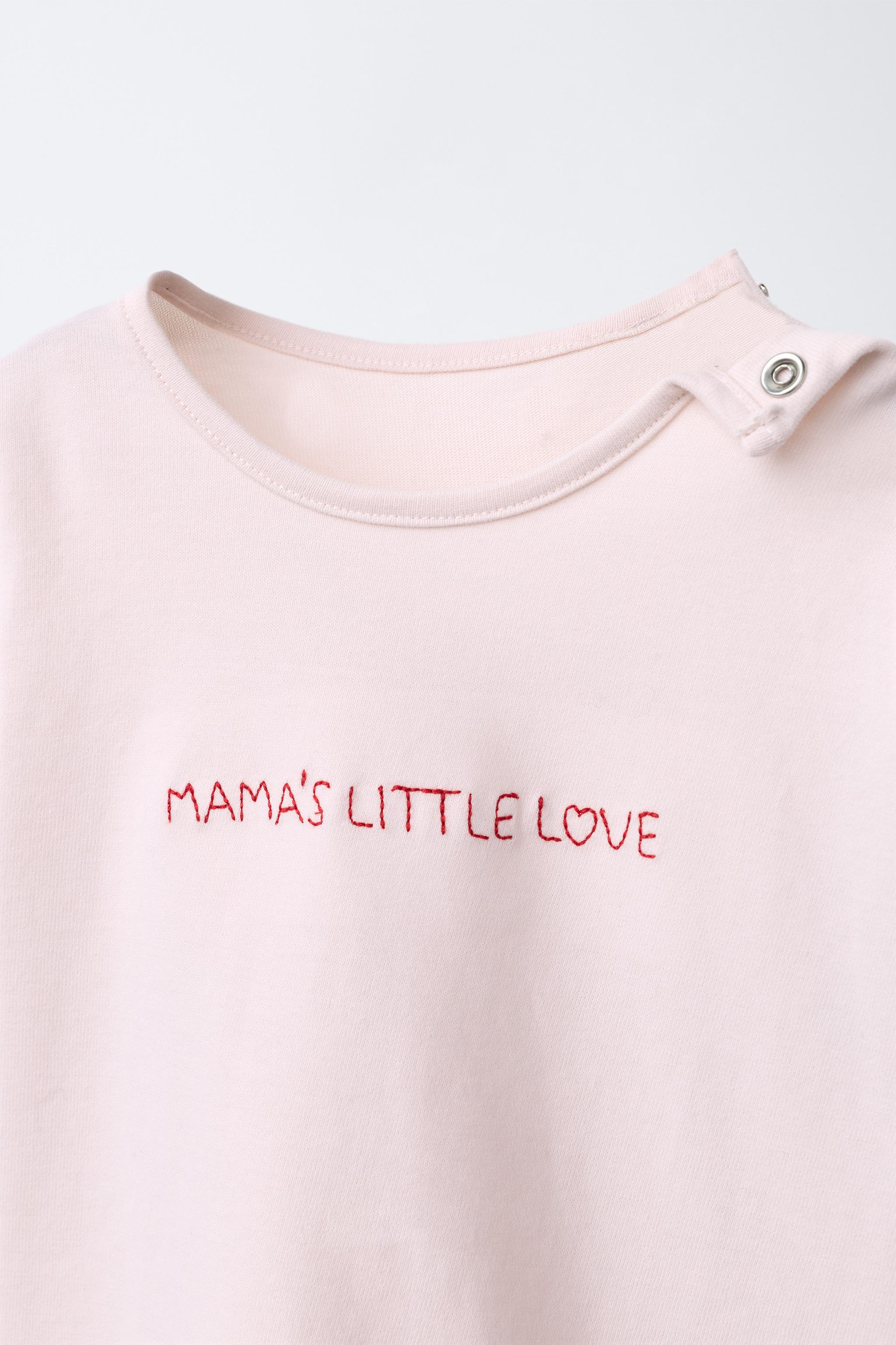 THREE-PACK OF T-SHIRTS WITH HEARTS AND EMBROIDERED TEXT